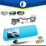 Wholesale Competitive Price Wireless Wifi 1080P Gps Car Navigation Android Rear View Minitor Mirror Camera DVR