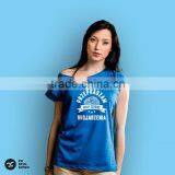 2016 Custom Design Women Female T-shirt Print Logo Slogan DTG OEM Service Screenprint Transfer thumbnail-3