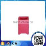 Wholesale Resin Red Square Bathroom Accessories Set With Soap Dish Lotion Dispenser Supplier's Choice thumbnail-4