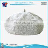 Fashion Women Beret Solid Color Beret Cap With Metal Eyelets thumbnail-5