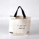 Durable in Use Best Selling Blue White Canvas Bag