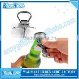 High Polished Mini Bottle Opener Cap Keychain thumbnail-2