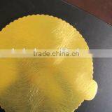Round Cardboard Gold Cake Plate thumbnail-2