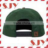 Small Quantity Order Custom 5 Panel Snapback Hat With Leather Patch thumbnail-2
