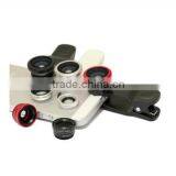 Universal fisheye lenses 3 in 1 Fisheye Universal Clip Lenses & Cellphone Wide Angle Lens Kit