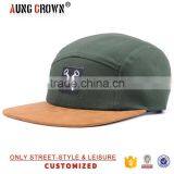 Flat Brim Design Your Own 5 Panel Hat Cap thumbnail-3