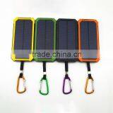 Hot Selling Waterproof Mobile Solar Power Bank 12000mah Charger