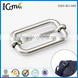 Nickel Metal Bag Strap Adjustable Slide Pin Buckle Belt For Bag Hardware thumbnail-5