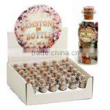 Gemstone in Glass Bottle, 36pcs per Display