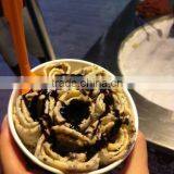 Newest Double Pan Rolling Fry Ice Cream Machine for Sale thumbnail-5