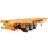 Container Flatbed Tridem Axle Flat Trailers for Sale thumbnail-1