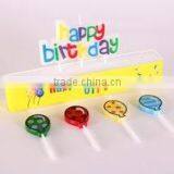 Happy Birthday, Holiday Candle, Letter Candles, Bougie, Colourful, Colored, a Set Send 4 Balloons Cake Candle thumbnail-5