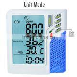 Digital Wall Mount / Carbon Dioxide CO2 Temperature RH Data Logger Monitor Indoor Air Quality 0~9999ppm Made in Taiwan thumbnail-5