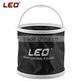 LEO Foldable Portable Canvas Fishing Pail Bucket Folding Outdoor Equipment Fishing Bucket Fishing Equipment 3 Colors thumbnail-2