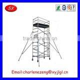OEM&ODM Customized Tread Aluminium Warehouse Step Ladder,Aluminum Straight Ladder Access thumbnail-3