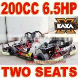 196cc 6.5hp 2 Seat Gas Powered Go Kart thumbnail-6