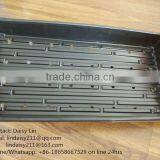 1020 Trays Black Plastic Large Hydroponic Fodder Tray for Wheat Grass With Holes thumbnail-1