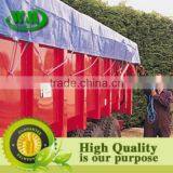 Red pe Coated Water Proof Canvas Tarpaulin for the Truck Transport thumbnail-1
