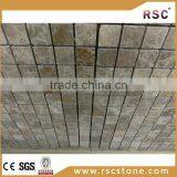 China Square Dark Emperador Brown Marble Mosaic Tile thumbnail-1