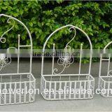 Durable S/3 Metal Garden Flower Wall Planters thumbnail-1