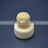 100 % Nature Cork With Solid Wooden Covers Stopper thumbnail-6