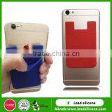 3M Sticker Back Card Sets / Silicone Phone Back Pouch For Card thumbnail-6