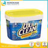 Washing Powder Storage Rectangular Plastic Buckets With Lids, High Quality Plastic Buckets With Lids thumbnail-1