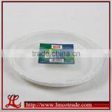 8.75 Inch White Plastic PS Round Disposable Plate thumbnail-2