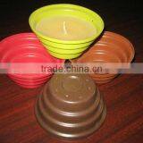 2015 Hot Sale Bamboo Fiber Candle Holder thumbnail-2