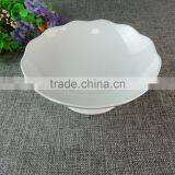 Royal White Porcelain Fruit Platter Decoration With Stand Ceramic Fruit Plate Wholesale thumbnail-2