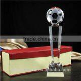 High Quality Fantasy Football Soccer Clear Crystal Trophies thumbnail-4