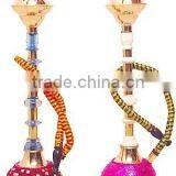 Brass Hookah, Hookah Pipe, Arabic Hookah, Decorative Brass Hookah thumbnail-1