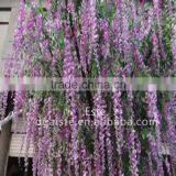 Atificial Tofu Pudding Flower Wisteria Hanging Vine for Wedding Decoration thumbnail-5