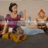 Fiberglass Cartoon Statue Snow White and the Seven Dwarfs thumbnail-1