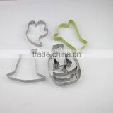 4pcs Set Stainless Steel Halloween Cookie Cutters, Halloween Tools thumbnail-1