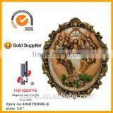 20 Inch Hot Sales 3d Art Last Supper Carving Wall Hanging Decoration thumbnail-6