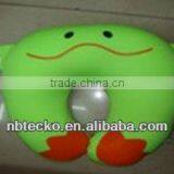 Frog Shape Imprint U Neck Travel Pillow Pattern