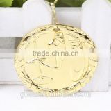 best selling golden zinc alloy ballet medal