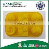 6 Cups Silicone Cake Molds thumbnail-1