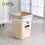 Emc Plastic Trash Waste Bins, 18L Square Shape Plastic Trash Bins thumbnail-5