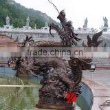 Bronze Dragon Water Fountain Sculptures thumbnail-1