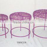 Hot Sale Metal Table Furniture Made in Xiamen for Low Factory Price thumbnail-1