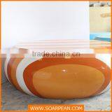 High Gloss Finish Shopping Mall Leisure Waiting Chair thumbnail-1