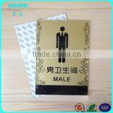 Wall Mount Acrylic Sign Toilet Sign Holder thumbnail-2