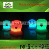 Colorful Plastic Led Glowing Small Furniture