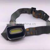 Ip65 Cob High Power Waterproof Led Head Lamp With Warning Function