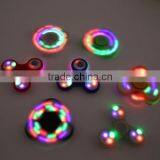 2017 Shine LED Hand Spinner Tri Fidget Finger Spinner EDC Spin Stress Focus Desk Toy