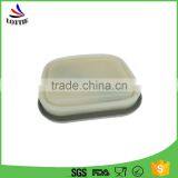 2016 Best Selling High Temperature Microwavable Eco-Friendly Feature Microwave Safe Silicone Collapsible Lunch Box thumbnail-2