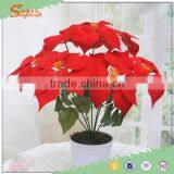 Good Looking Snow Potted Small Pick Artificial Christmas Flowers thumbnail-1
