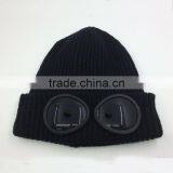 New Style 100% Acrylic Goggle Beanies Cheap Price thumbnail-2